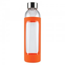 Drink Bottles - Glass - 550ml Capri Glass Bottle / Silicone Sleeve