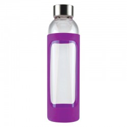 Drink Bottles - Glass - 550ml Capri Glass Bottle / Silicone Sleeve