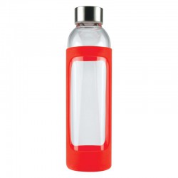 Drink Bottles - Glass - 550ml Capri Glass Bottle / Silicone Sleeve