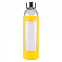 Drink Bottles - Glass - 550ml Capri Glass Bottle / Silicone Sleeve