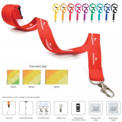 Custom Printed Lanyards - Artemis Woven Lanyard