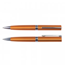 Plastic Promotional Pens - Gemini Metallic Pen Plastic