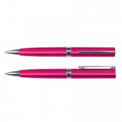 Plastic Promotional Pens - Gemini Metallic Pen Plastic