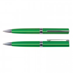 Plastic Promotional Pens - Gemini Metallic Pen Plastic