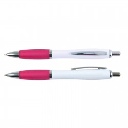 Plastic Promotional Pens - Viva Pen Plastic - White Barrel