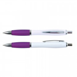 Plastic Promotional Pens - Viva Pen Plastic - White Barrel