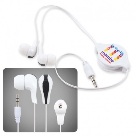 Wired & Bluetooth Headphones - Zen Retractable Earbuds / Headphones