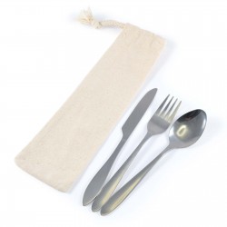 Homeware Products - Banquet Cutlery Set in Calico Pouch
