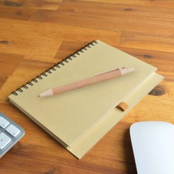 Promotional Journals & Noteboooks - Savannah Notebook / Eco Matador Pen