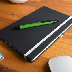 Promotional Journals & Noteboooks - Venture Supreme Notebook / Slalom Pen