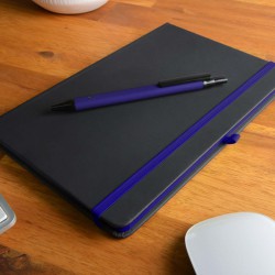 Promotional Journals & Noteboooks - Venture Supreme Notebook / Slalom Pen