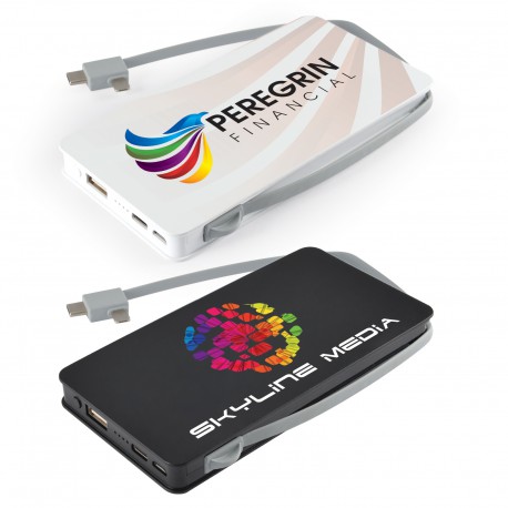 Custom Printed Lanyards - Sabre Wireless Power Bank