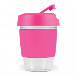Reusable Coffee Cups - Kick Cup Crystal / Silicone Band 320ml