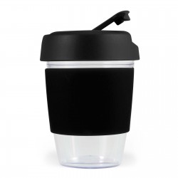 Reusable Coffee Cups - Kick Cup Crystal / Silicone Band 320ml