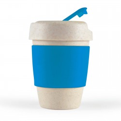 Reusable Coffee Cups - Kick Eco Coffee Cup / Silicone Band 320ml