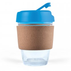 Reusable Coffee Cups - Glass - Vienna Coffee Cup / Cork Band 320ml