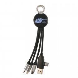 USB Hubs & Cables - Kinetic Round Glow Cable