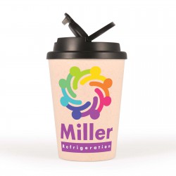 Reusable Coffee Cups - Aroma Eco Cup / Handle Lid 350ml