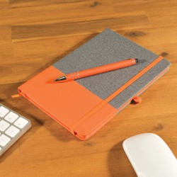 Promotional Journals & Noteboooks - Venture Bondi Notebook A5 / Austin Pen