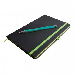 Promotional Journals & Noteboooks - Venture Supreme Notebook A5 / Napier Pen