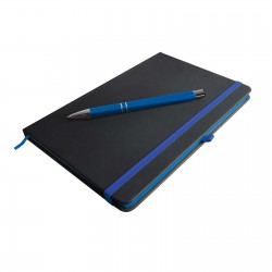 Promotional Journals & Noteboooks - Venture Supreme Notebook A5 / Napier Pen