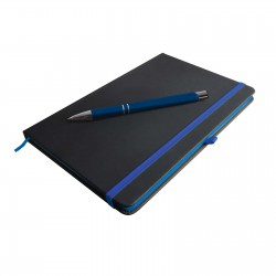 Promotional Journals & Noteboooks - Venture Supreme Notebook A5 / Napier Pen