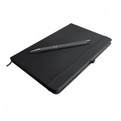 Promotional Journals & Noteboooks - Venture Supreme Notebook A5 / Napier Pen