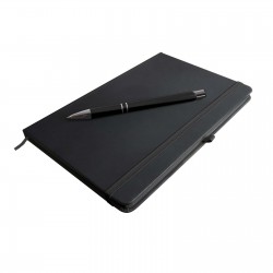 Promotional Journals & Noteboooks - Venture Supreme Notebook A5 / Napier Pen