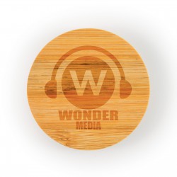 Bottle Openers - Discus Bamboo Bottle Opener Coaster
