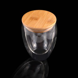 Reusable Coffee Cups - Glass - Sierra Double Wall Glass Cup 350ml