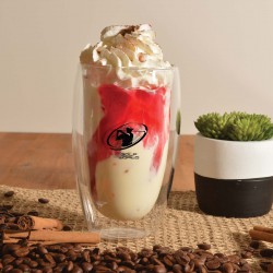 Reusable Coffee Cups - Glass - Sierra Double Wall Glass Cup 450ml