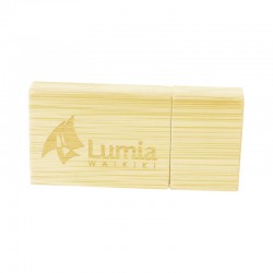 Wood & Bamboo Flash Drives - Magnetic Bamboo USB Drive 4GB - 32GB