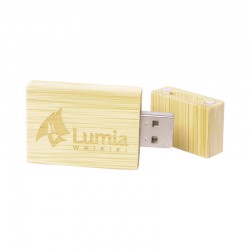 Wood & Bamboo Flash Drives - Magnetic Bamboo USB Drive 4GB - 32GB