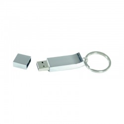 Wired & Bluetooth Headphones - Chrome Keyring Flash Drive 4GB - 32GB