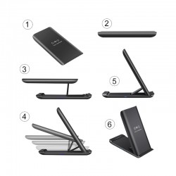 Phone & Tablet Chargers - Bolton Foldable Wireless Charge Stand
