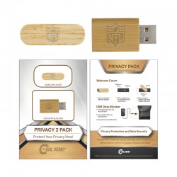 USB Accessories - Webcam Privacy Pack 2 Bamboo