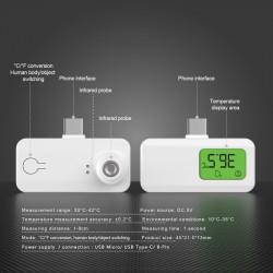 Phone Accessories - Volte Smart Phone Thermometer - (iPhone)
