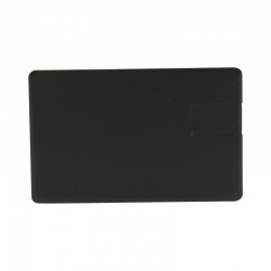 Credit Card Style USB Flash Drives - Alu Black Credit Card Drive 4GB - 32GB
