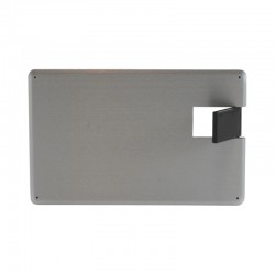 Credit Card Style USB Flash Drives - Alu Black Credit Card Drive 4GB - 32GB