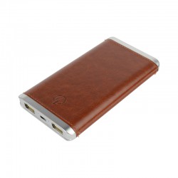 Custom Printed Lanyards - Leather 4000 mAh Powerbank