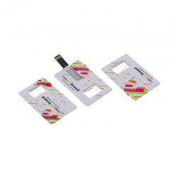 Credit Card Style USB Flash Drives - BottlO Credit Card Flash Drive 4GB - 64GB