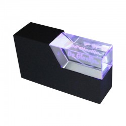 Custom Printed Lanyards - Light Up Crystal Power Bank - 2600 mAh
