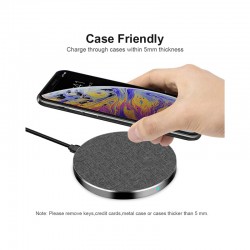 Phone & Tablet Chargers - Tweed Wireless Charger - Round