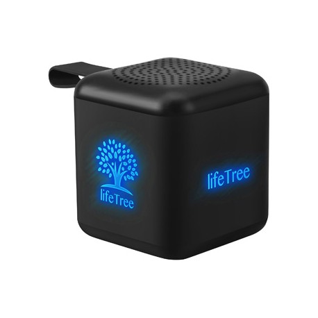 Wired & Bluetooth Headphones - Mini Cube Light-Up Speaker