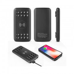 Custom Printed Lanyards - Harwick Wireless Light-up Power Bank - 8000 mAh