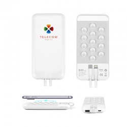 Custom Printed Lanyards - Newport Wireless Power Bank 8000 mAh