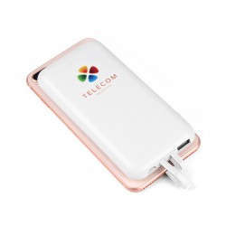 Custom Printed Lanyards - Newport Wireless Power Bank 8000 mAh
