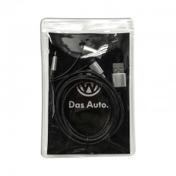 USB Hubs & Cables - Pesaro 3n1 Fabric Charge & Data Cable