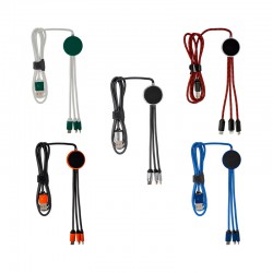 USB Hubs & Cables - Trent 3n1 Light Up Cable - 120 cm
