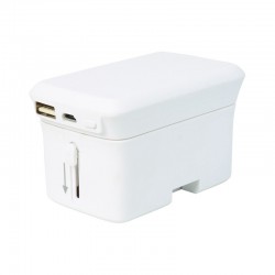 Travel Accessories - Lazio Travel Adaptor & Power Bank - 4000 mAh